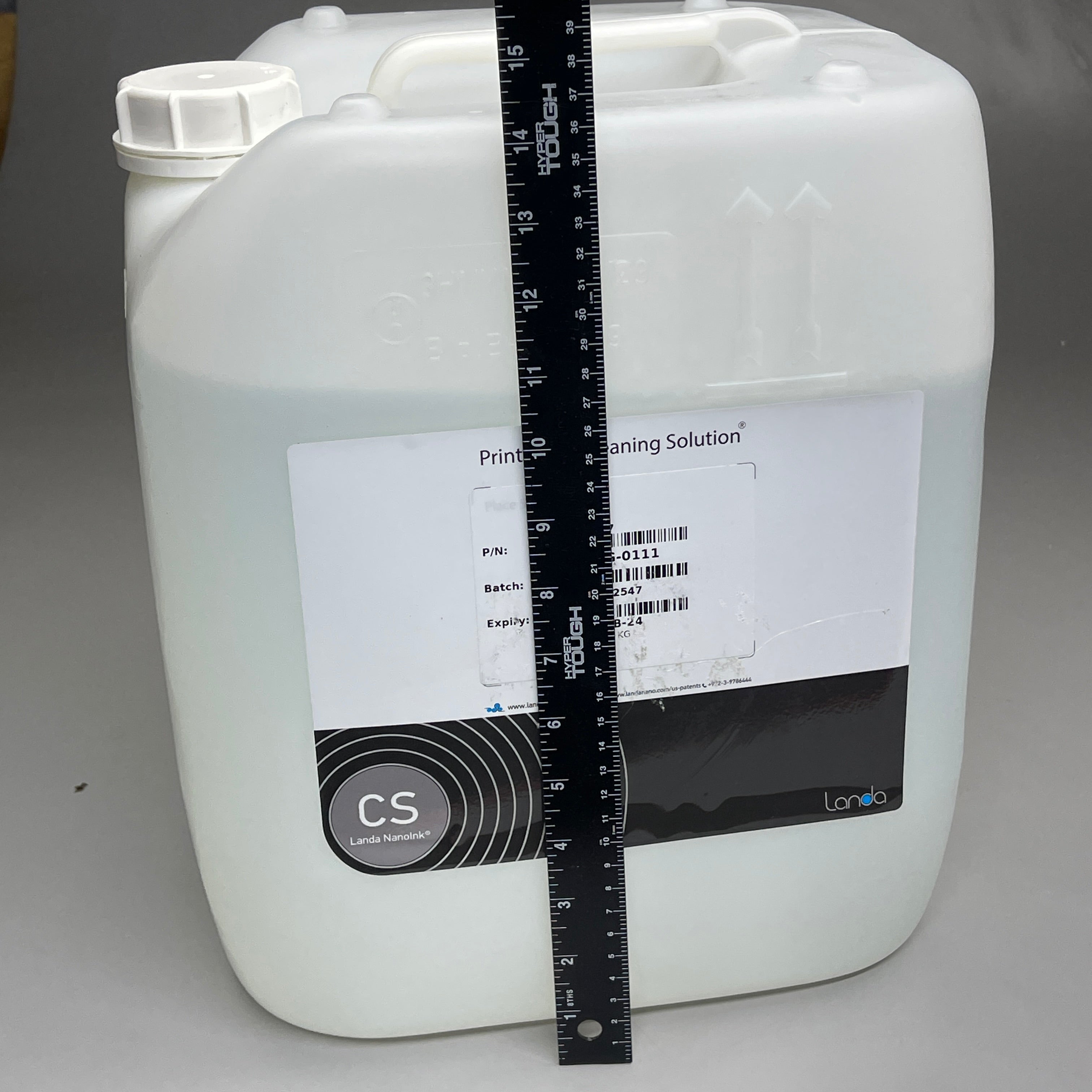 CS LANDA NANOINK Printhead Cleaning Solution 25Kg, 6.6 Gal (55-IXFG-0111) BB 02/24