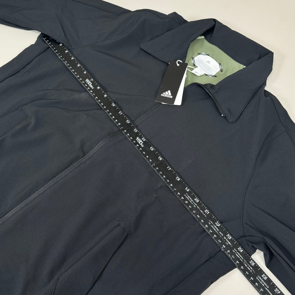 ADIDAS Men's Adicross BRCDA Golf Jacket Sz-L Black HA3613