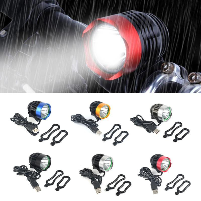 Mountian Bike Front Lamp 1800LM Bicycle Headlight Cycling Headlamp Battery Pack Charger 3 Modes Bike Headlight Waterproof  LEDs Bicycle Light Mountain Bike Front Light Headlamp Bike Light
