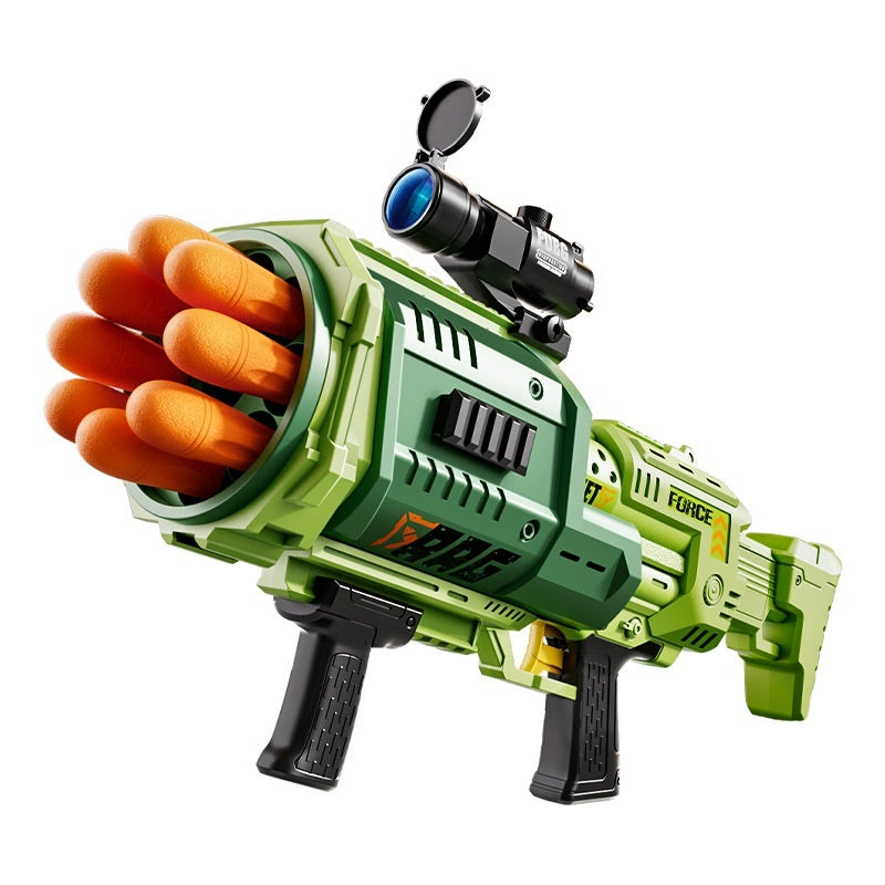 Childrens Army-Green Rocket Launcher Shooting Toy