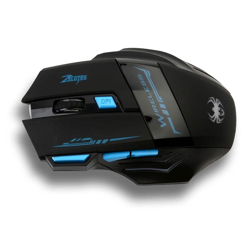 7 Buttons LED Optical Wireless Gaming Mouse