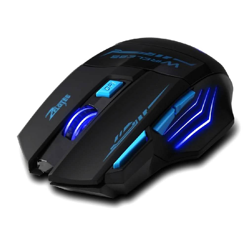 7 Buttons LED Optical Wireless Gaming Mouse