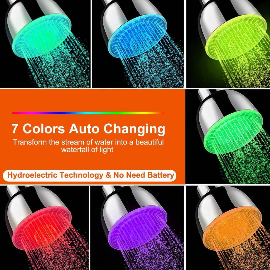 7 Color Changing LED Shower Head