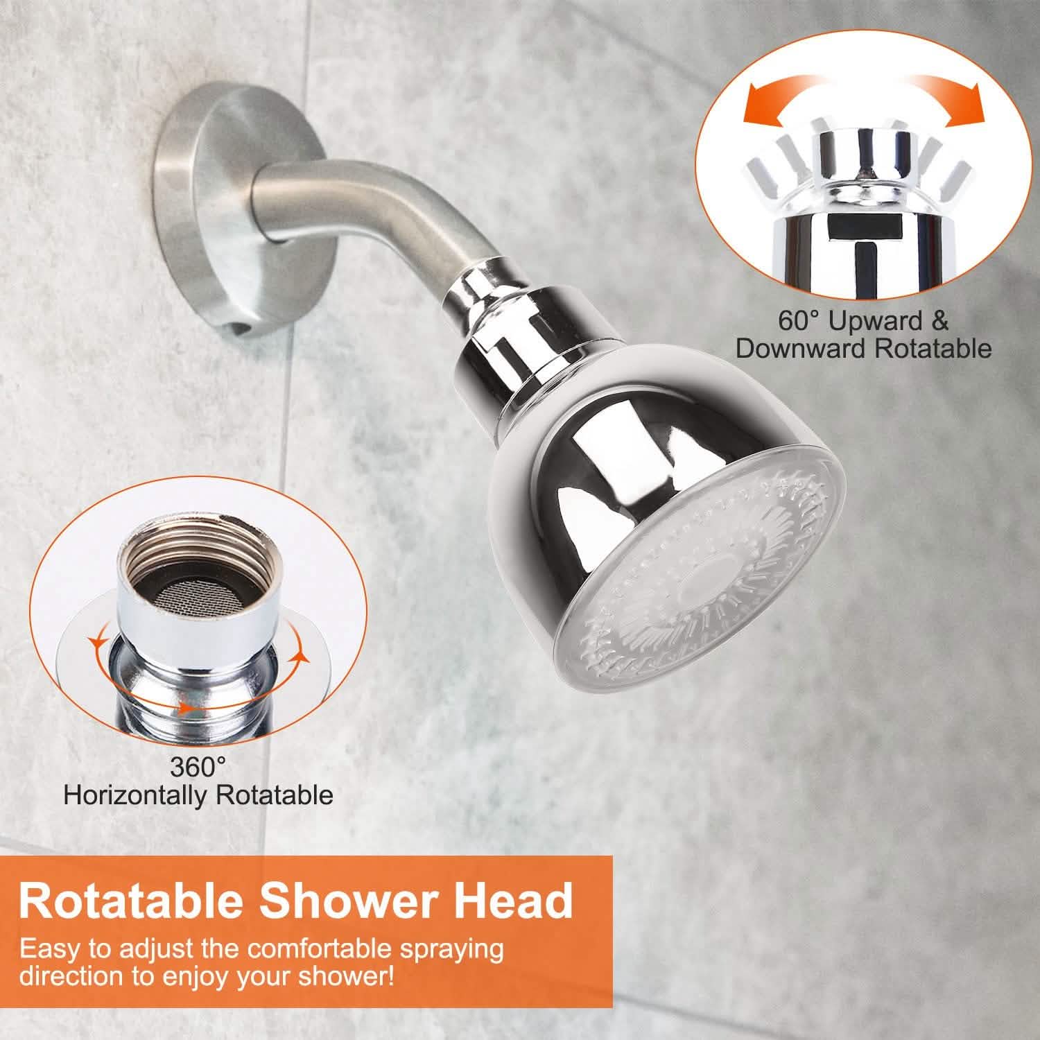 7 Color Changing LED Shower Head