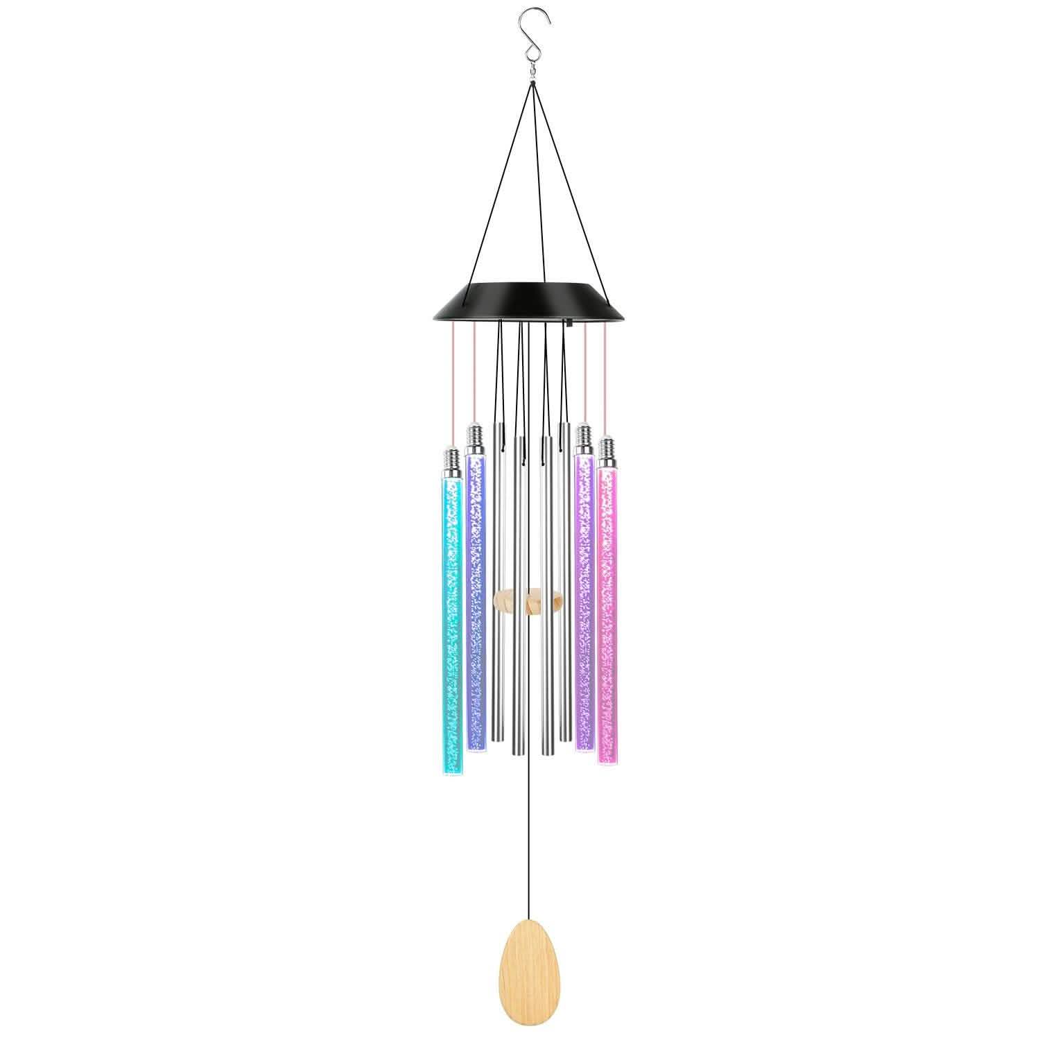 7 Color Changing Solar Wind Chime Lights