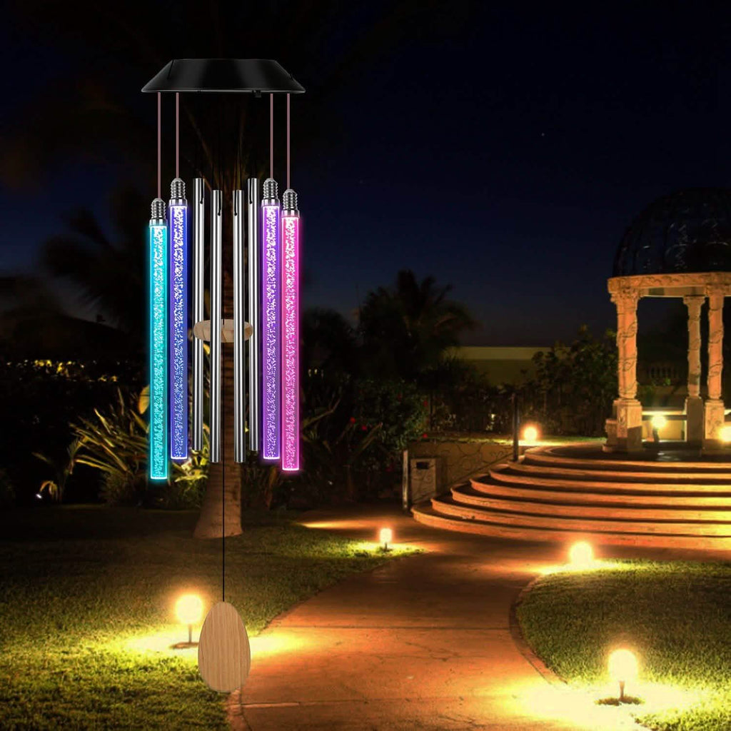 7 Color Changing Solar Wind Chime Lights