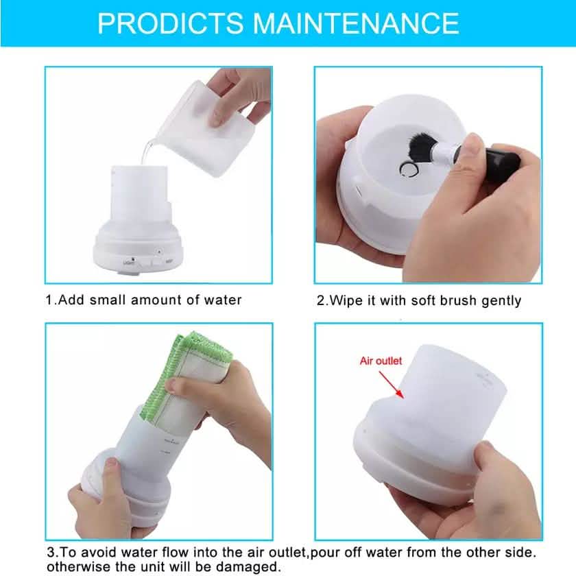 7 Color LED 200ML Ultrasonic Essential Oil Aroma Diffuser and Humidifier with Remote