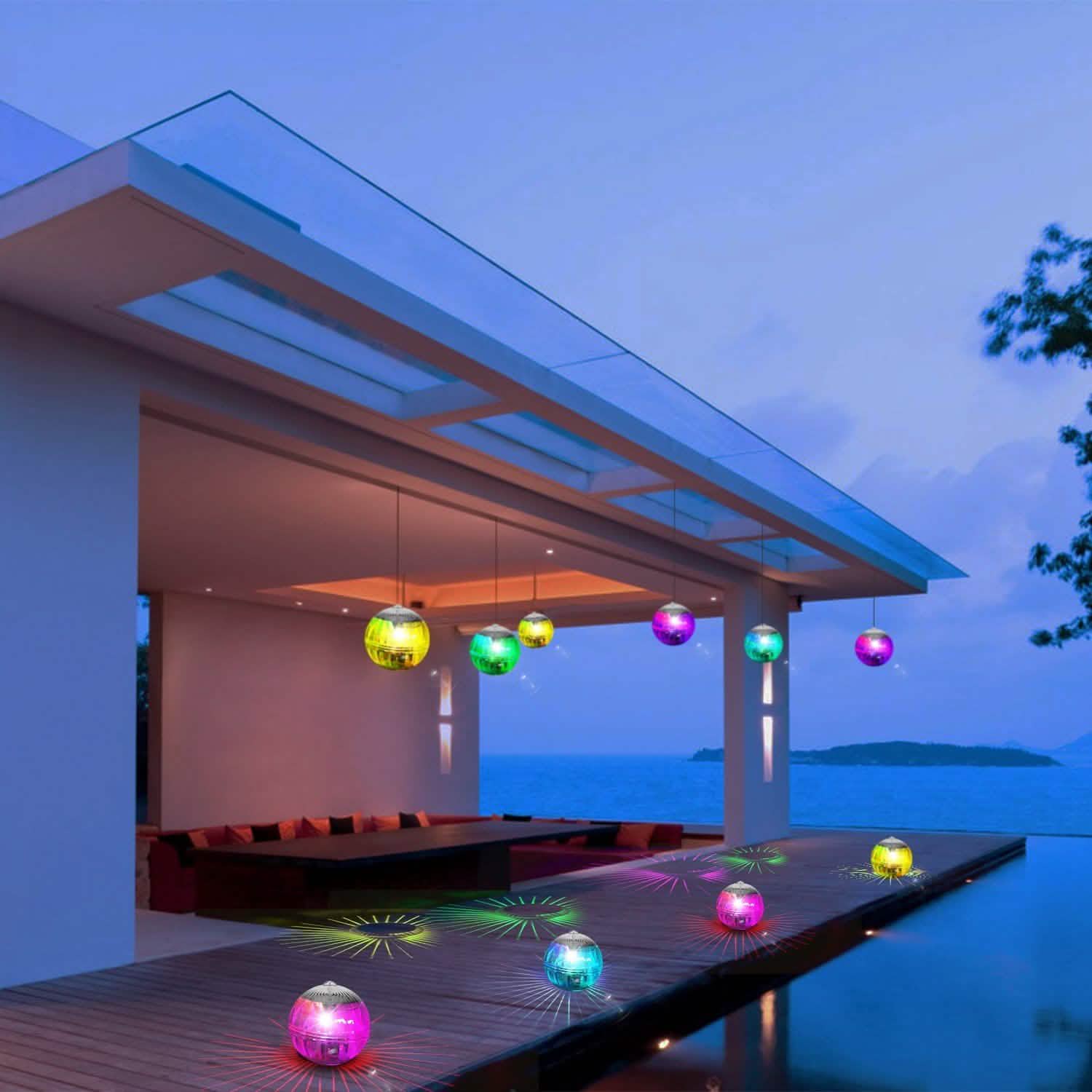 7 Color Solar LED Floating Lights