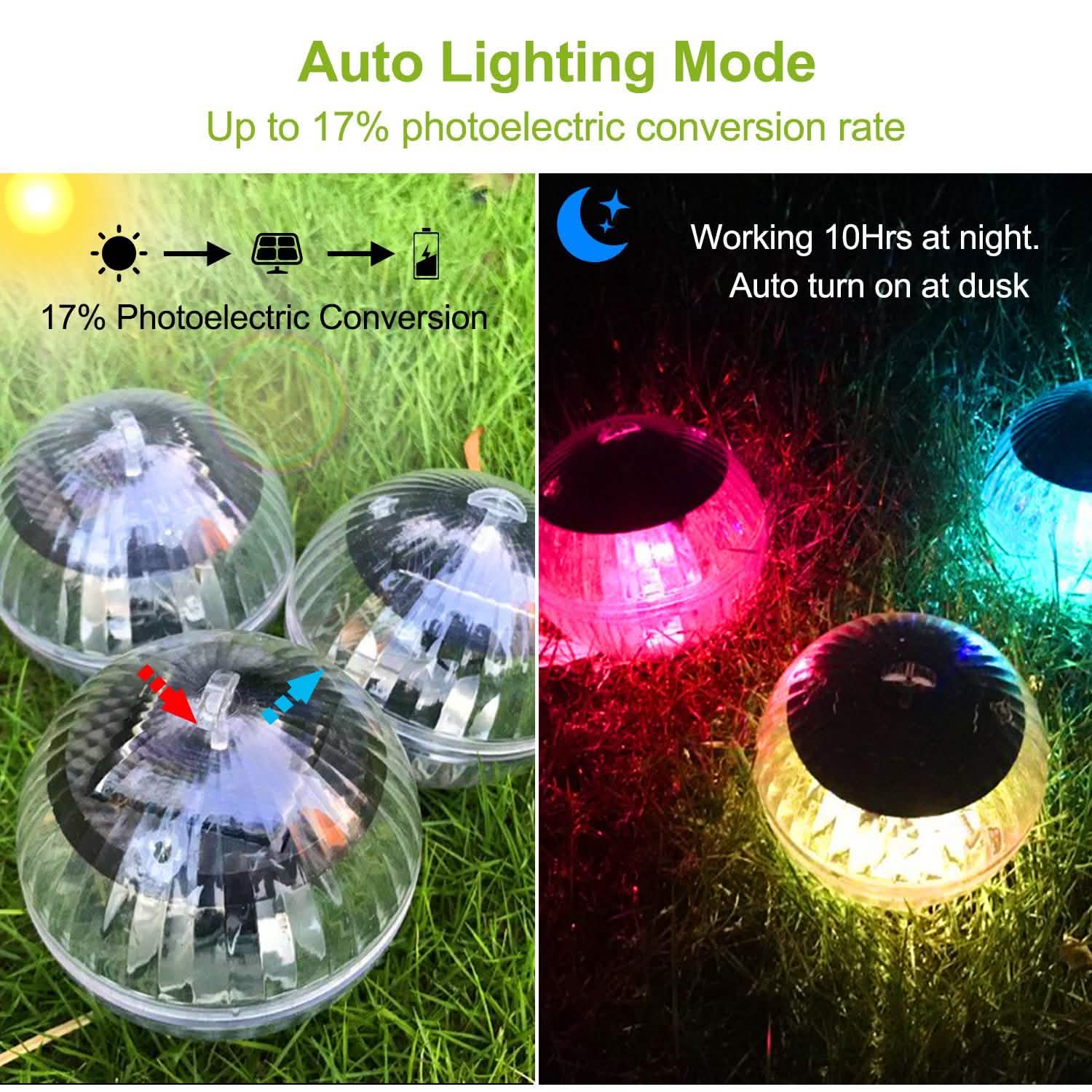 7 Color Solar LED Floating Lights