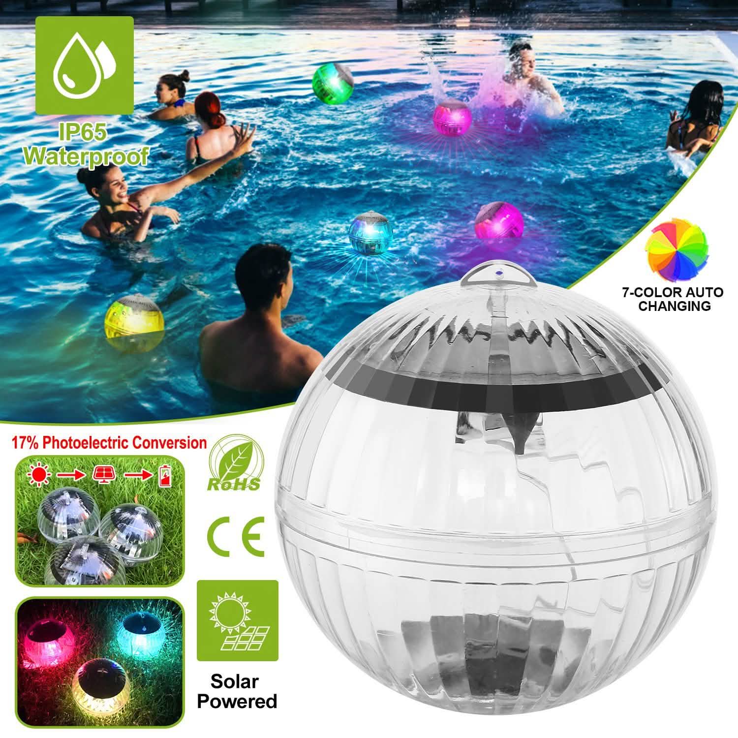 7 Color Solar LED Floating Lights