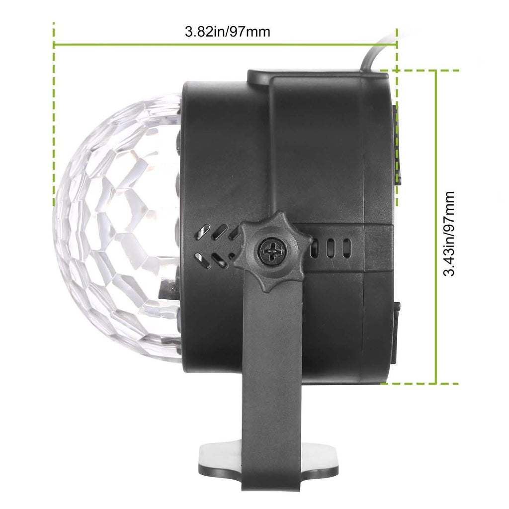 7 Colors Sound Activated Party Lights with Remote Control