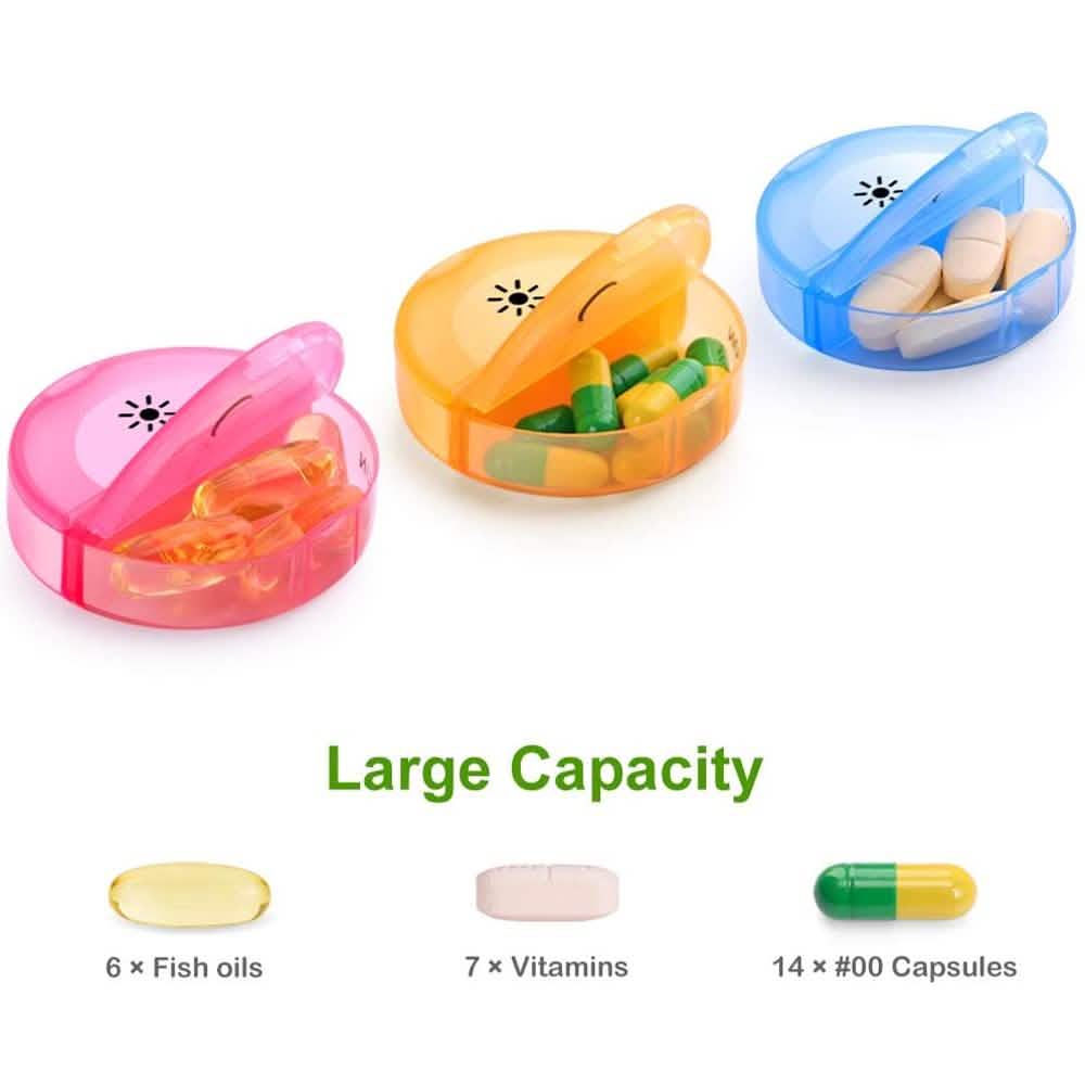7 Day Pill Box With Carrying Case