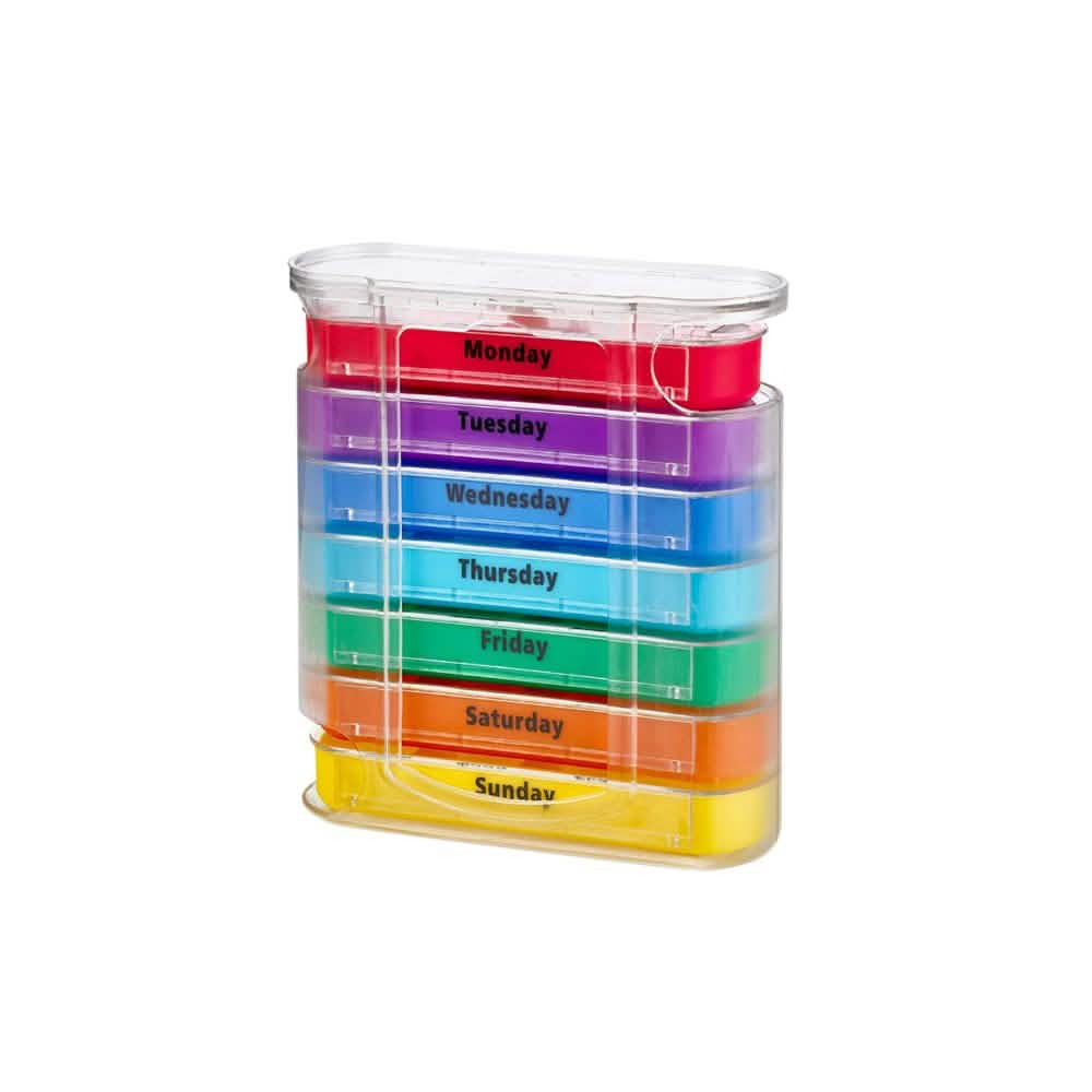 7 Day Stackable Pill Box Dispenser