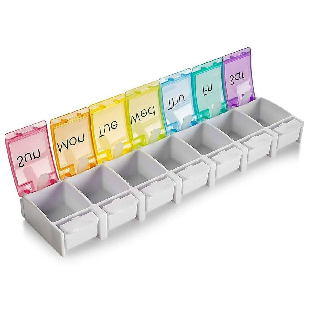 7-Day Weekly Travel Pill Organizer