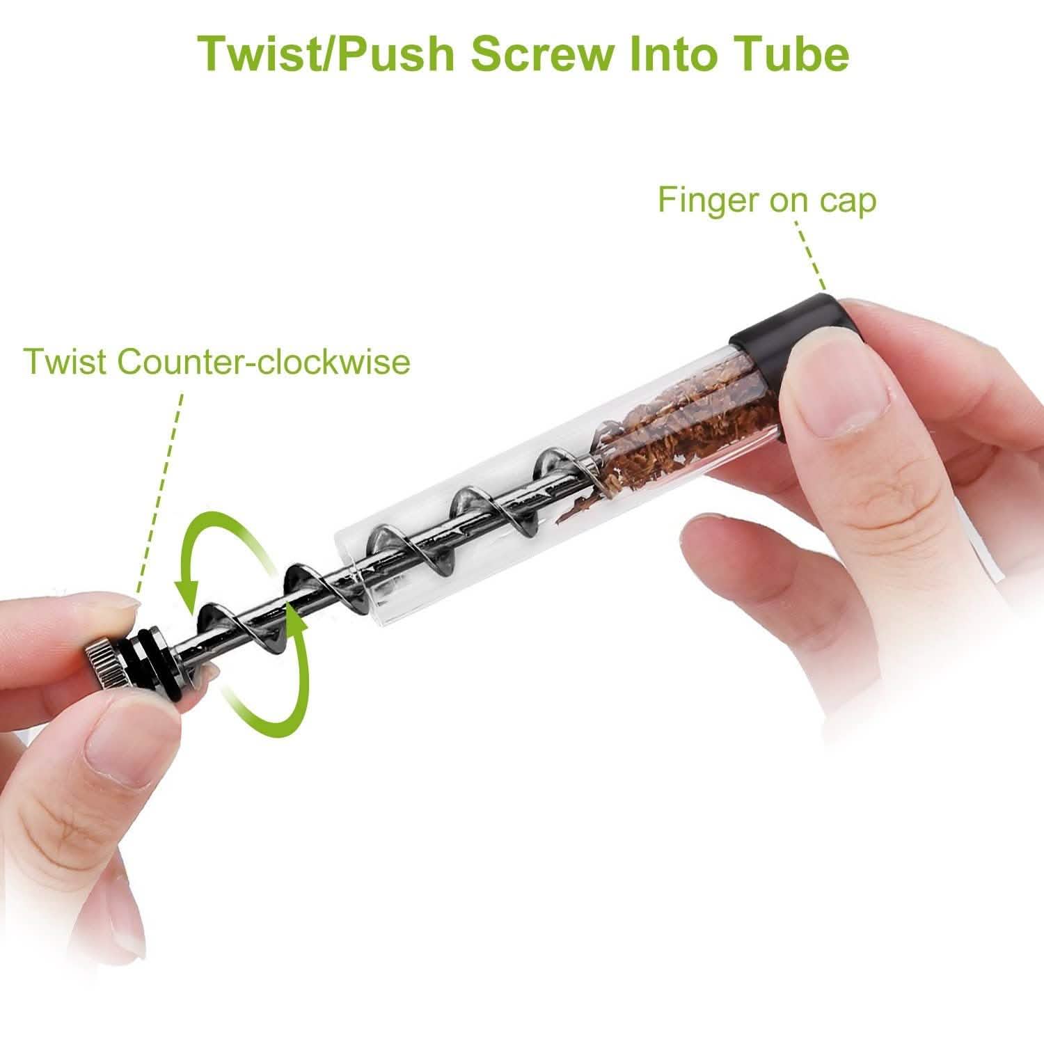 7-in-1 Grinder Blunt Kit with Smoking Metal Tip Cleaning Brush