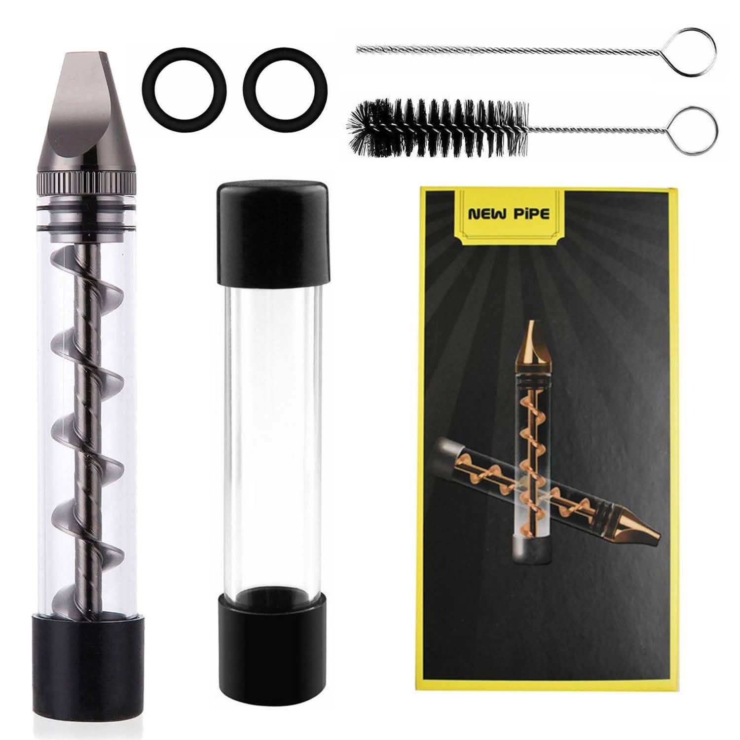 7-in-1 Grinder Blunt Kit with Smoking Metal Tip Cleaning Brush