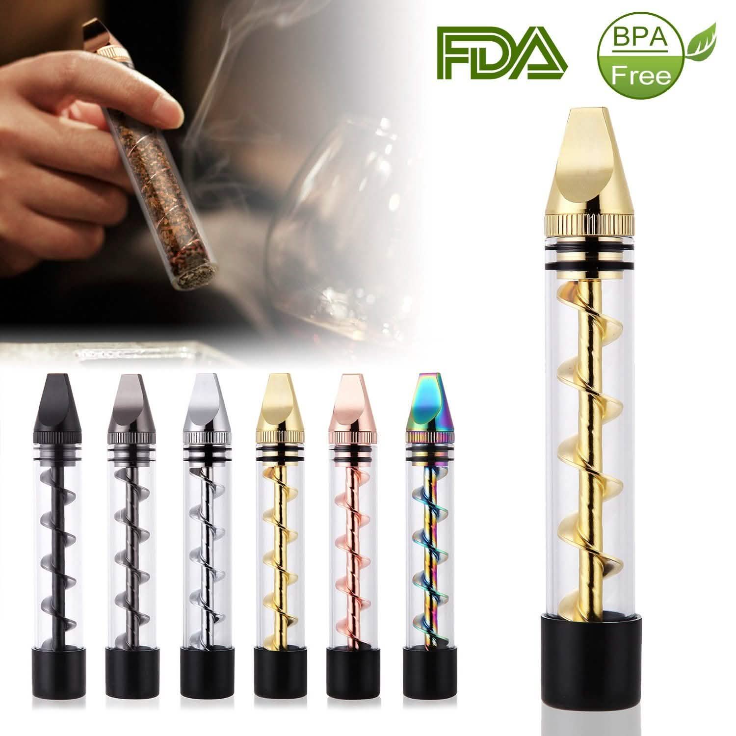 7-in-1 Grinder Blunt Kit with Smoking Metal Tip Cleaning Brush