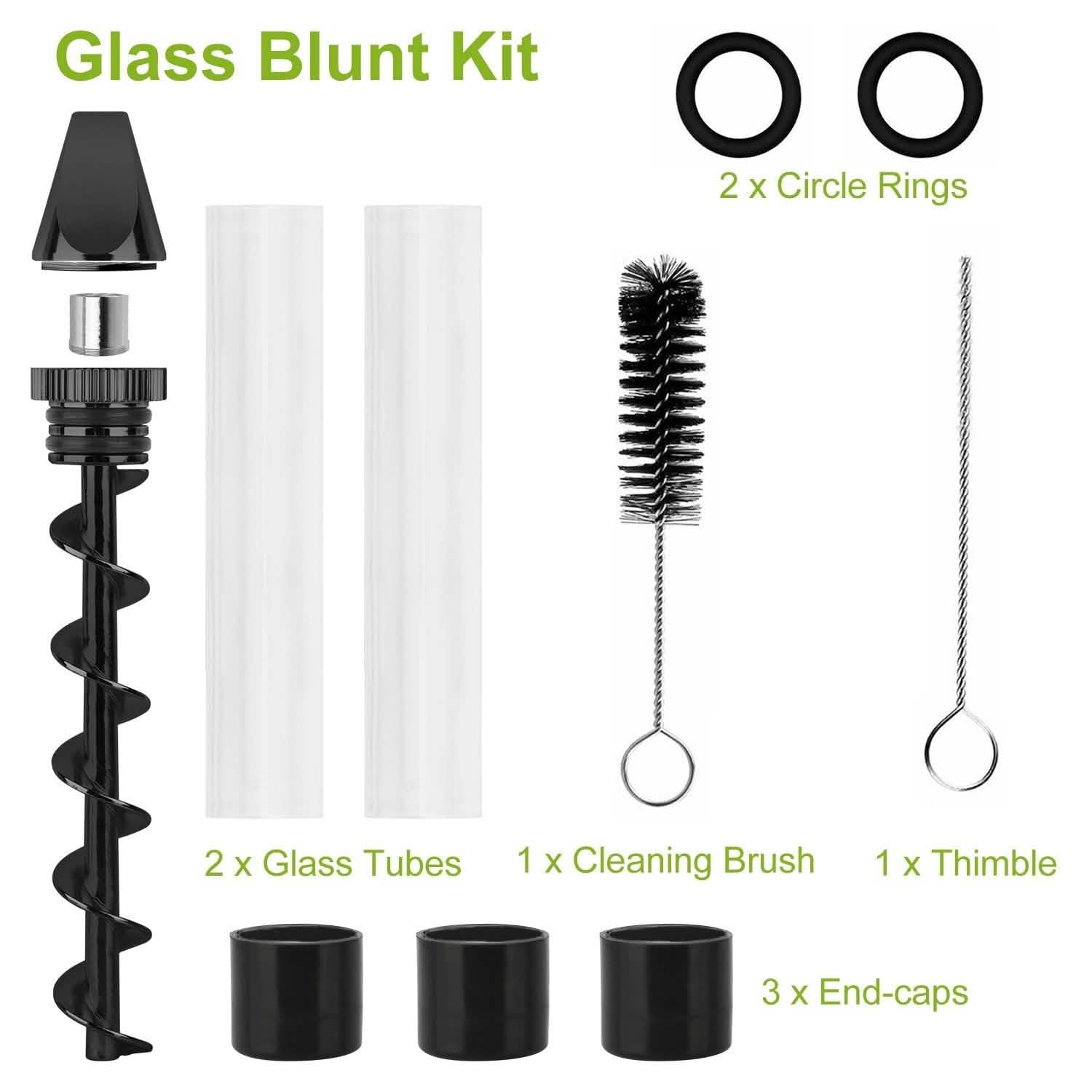 7-in-1 Grinder Blunt Kit with Smoking Metal Tip Cleaning Brush