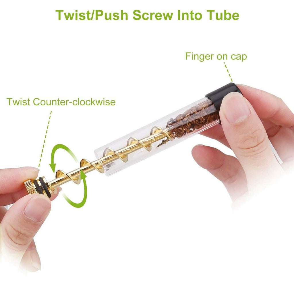 7-in-1 Grinder Blunt Kit with Smoking Metal Tip Cleaning Brush