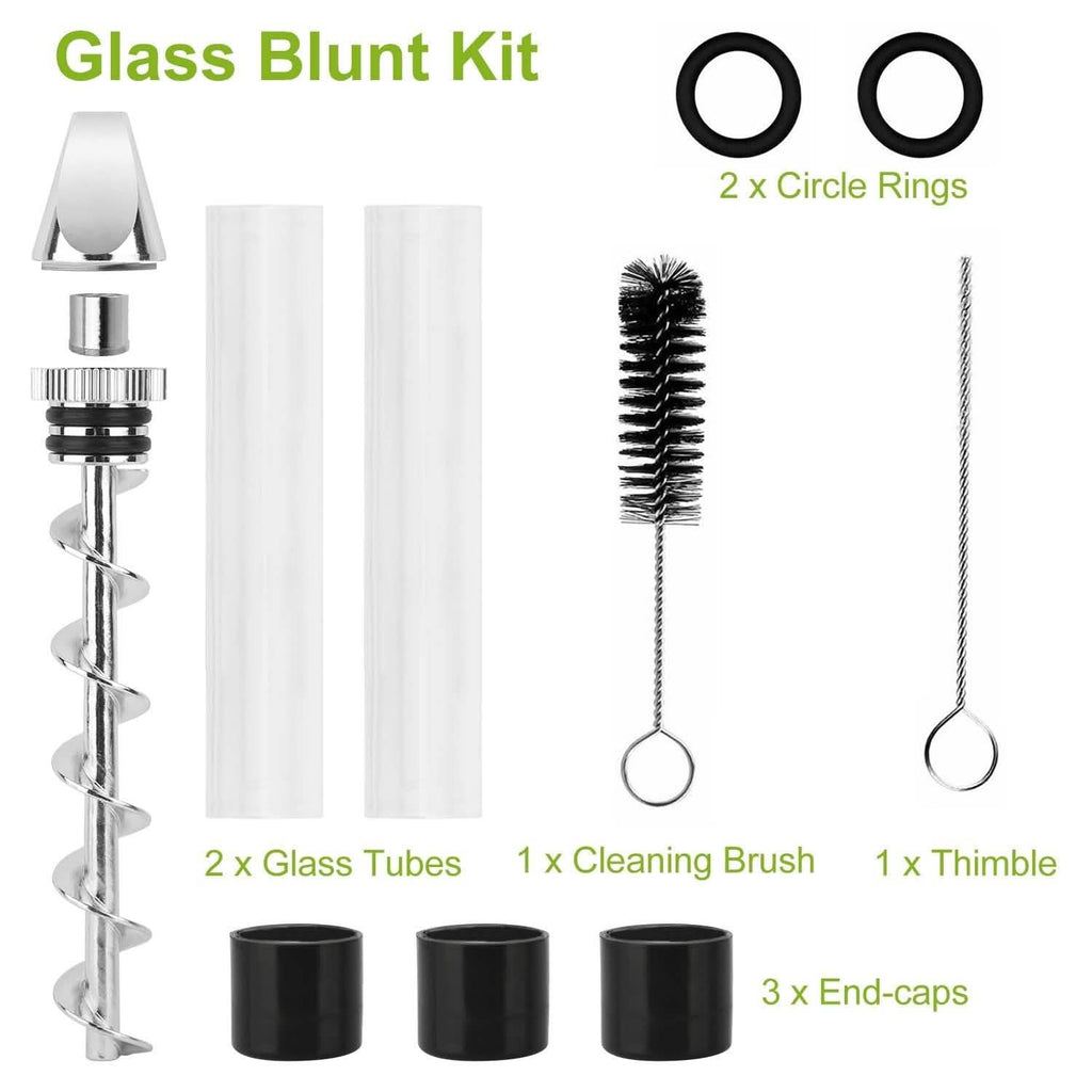 7-in-1 Grinder Blunt Kit with Smoking Metal Tip Cleaning Brush