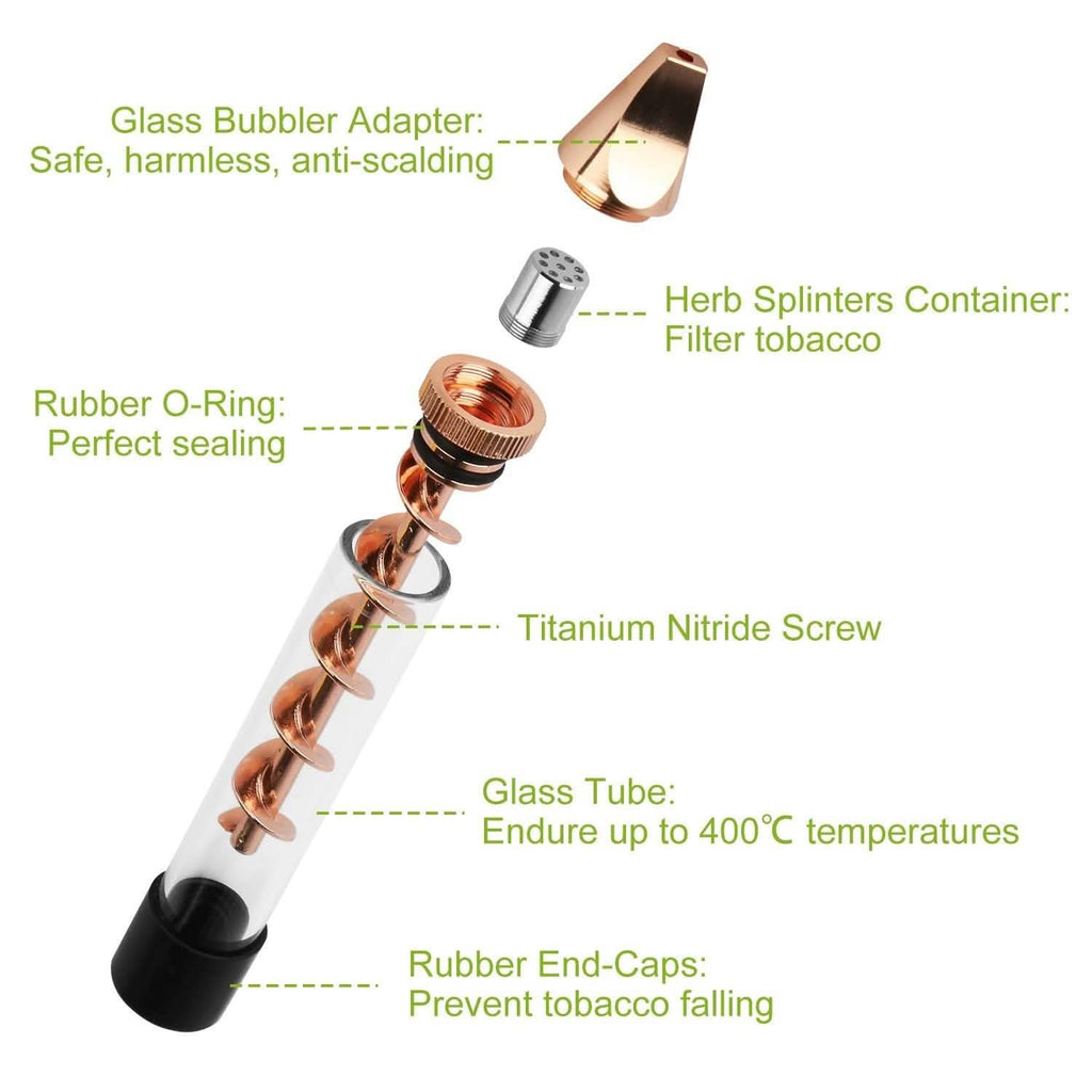 7-in-1 Grinder Blunt Kit with Smoking Metal Tip Cleaning Brush