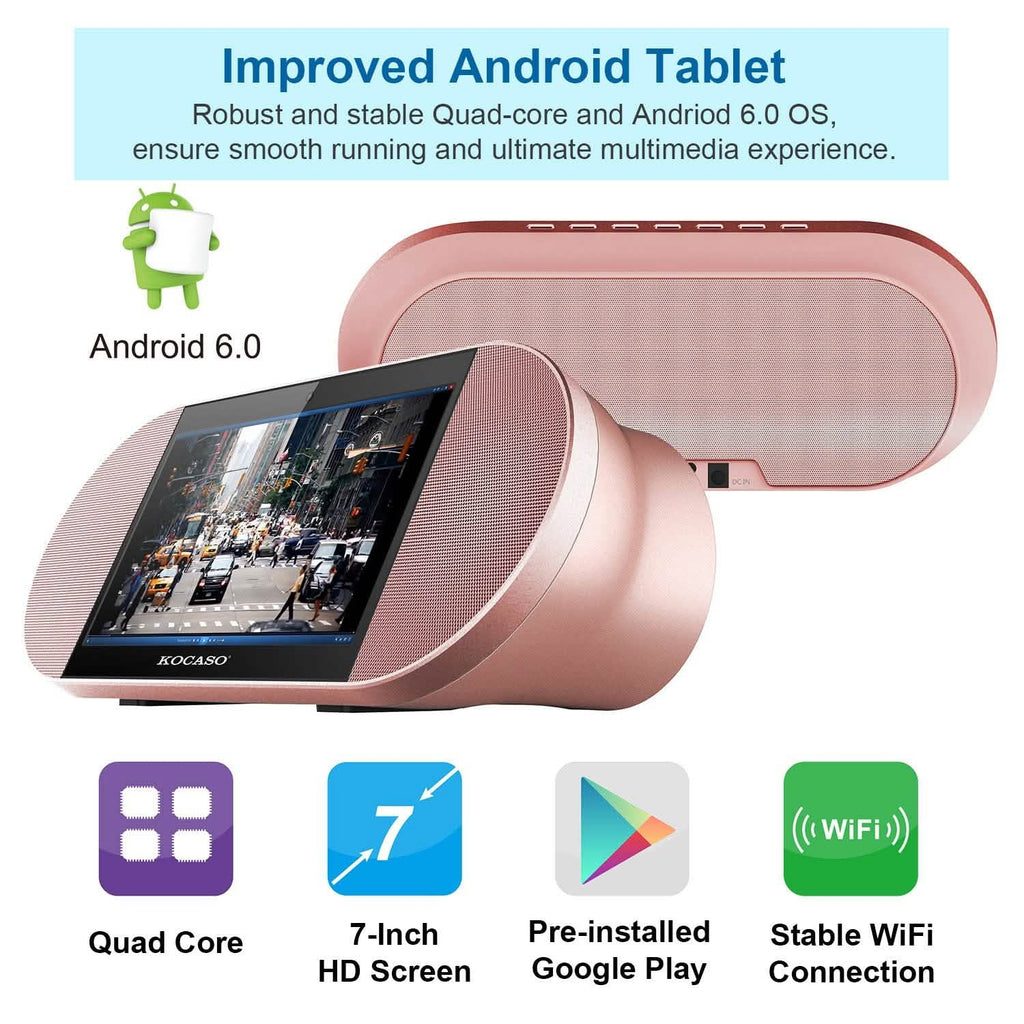 7-Inch Touch Screen Android Tablet PC with Wireless Speaker