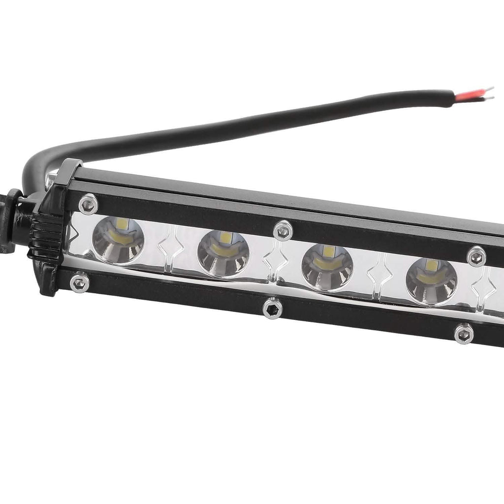 7" LED Light Bar Single Row Offroad Spot Lights