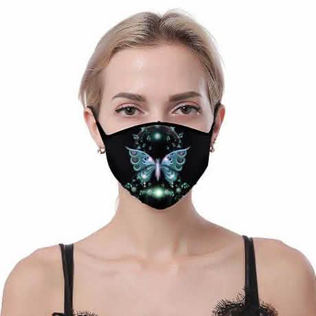 7-Pack: Butterfly Designed Fabric Masks