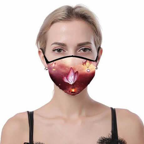 7-Pack: Butterfly Designed Fabric Masks