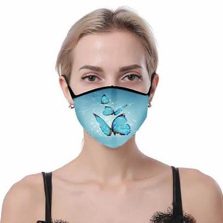 7-Pack: Butterfly Designed Fabric Masks