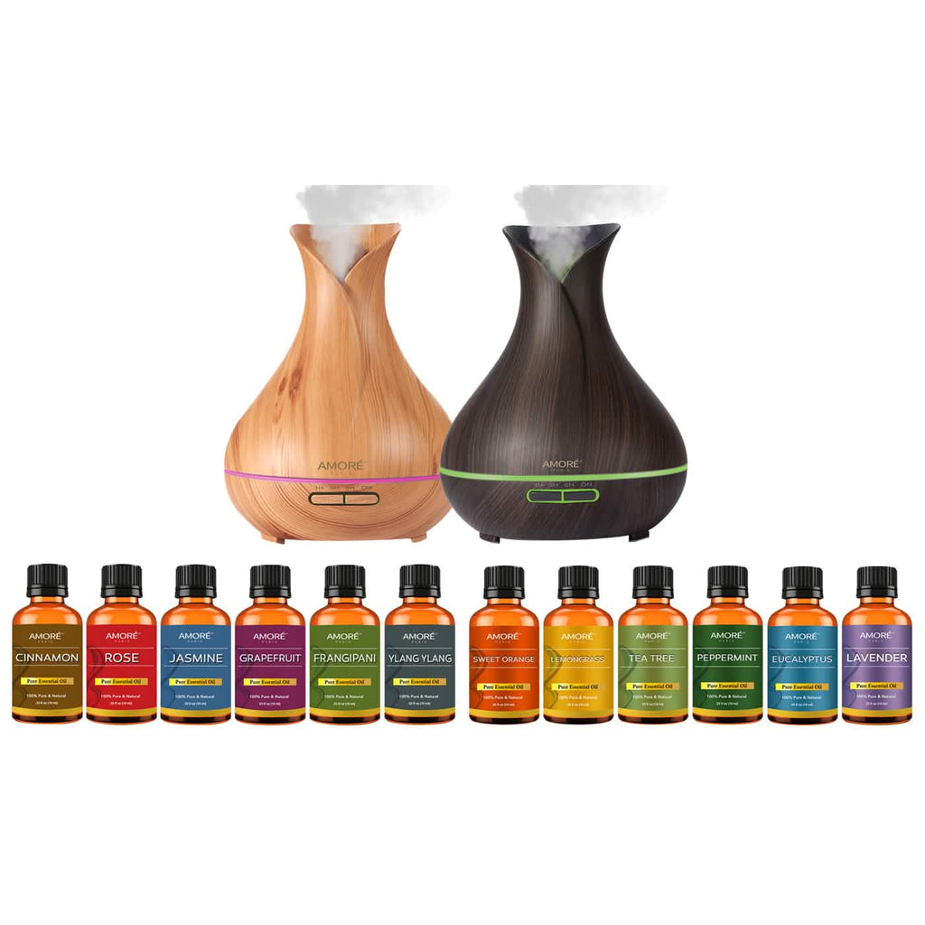 7-Pack: Ultrasonic Diffuser With Essential Oil