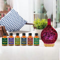 7-Piece: 3D Changing Led Lights Aromatherapy Essential Oil Diffuser with Essential Oils