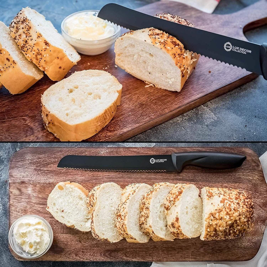 7-Piece Set: Chef Knife, Bread, Carving, Utility, Pairing, Cheese, Pizza