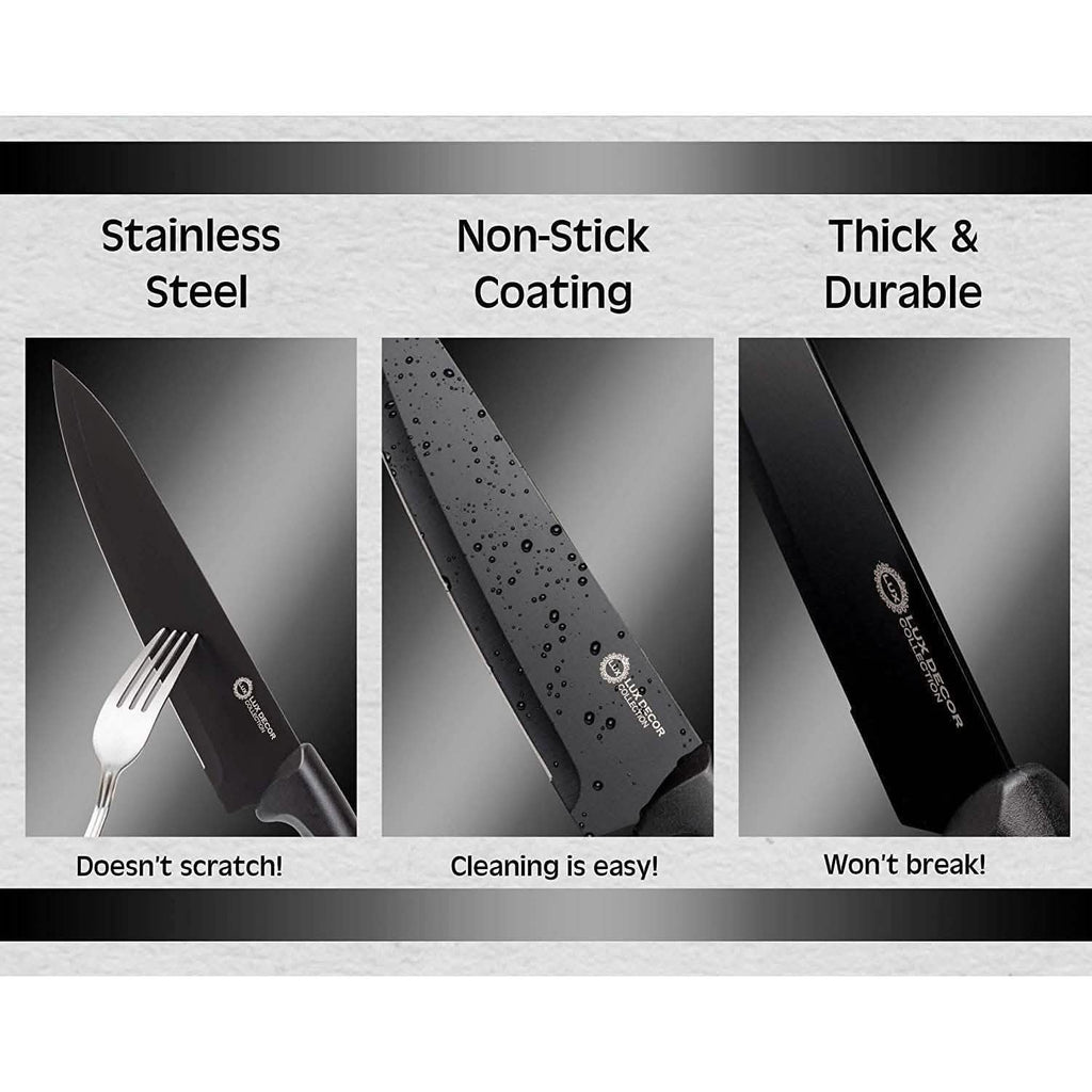 7-Piece Set: Chef Knife, Bread, Carving, Utility, Pairing, Cheese, Pizza
