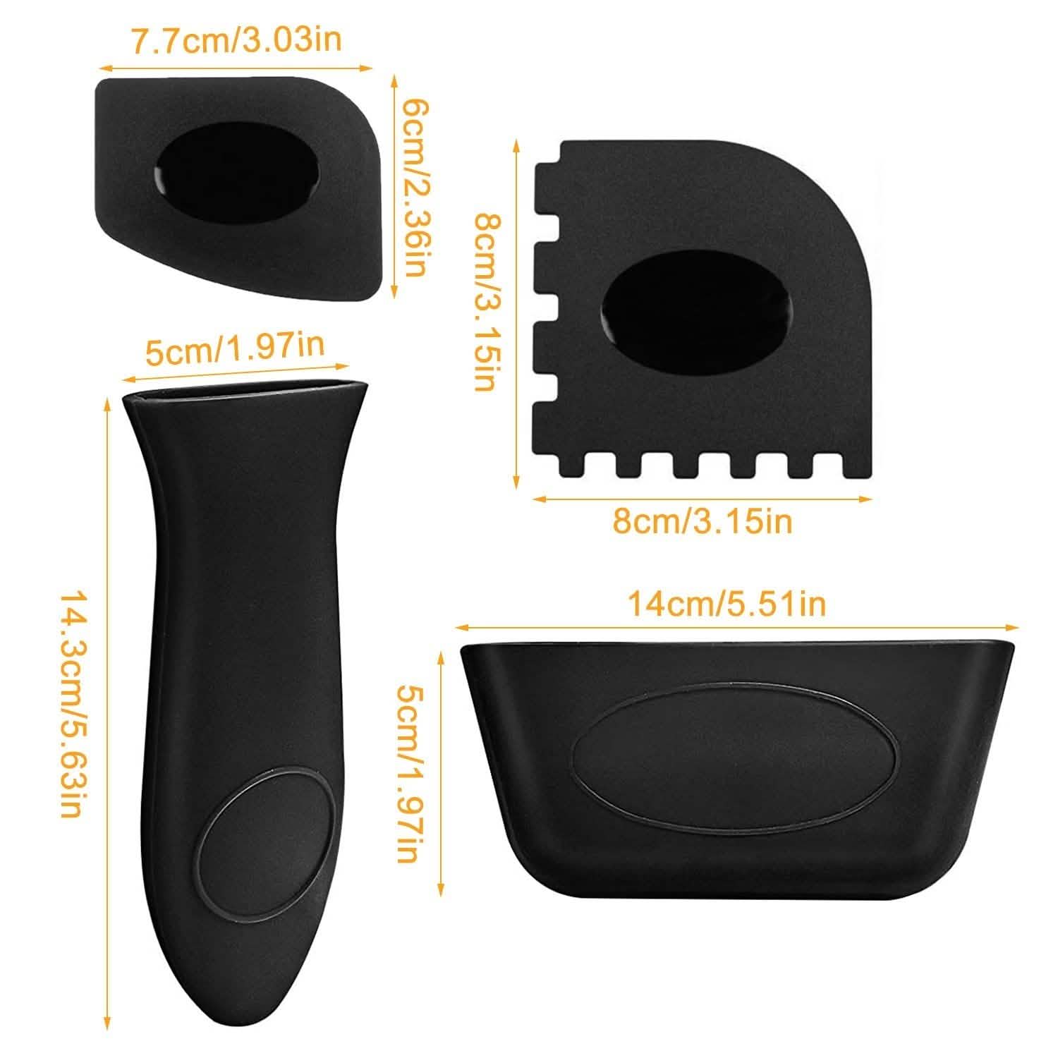 7-Piece: Silicone Hot Handle Holder