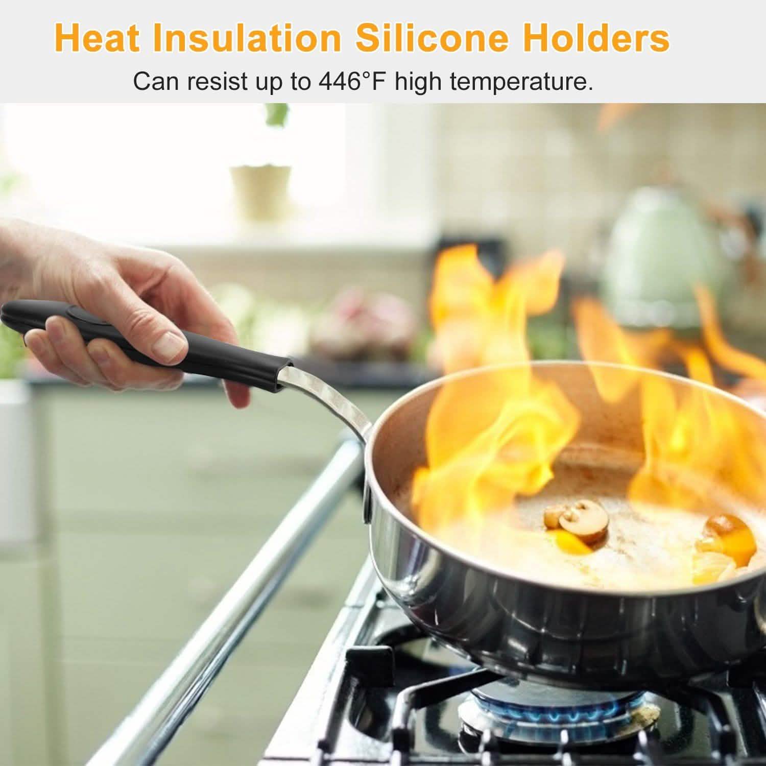7-Piece: Silicone Hot Handle Holder
