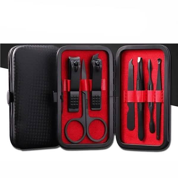 7-Piece: Stainless Steel Manicure Pedicure Kit