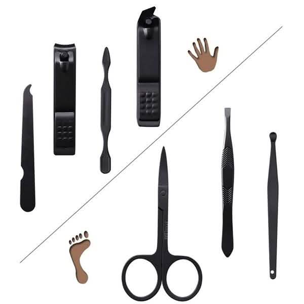 7-Piece: Stainless Steel Manicure Pedicure Kit