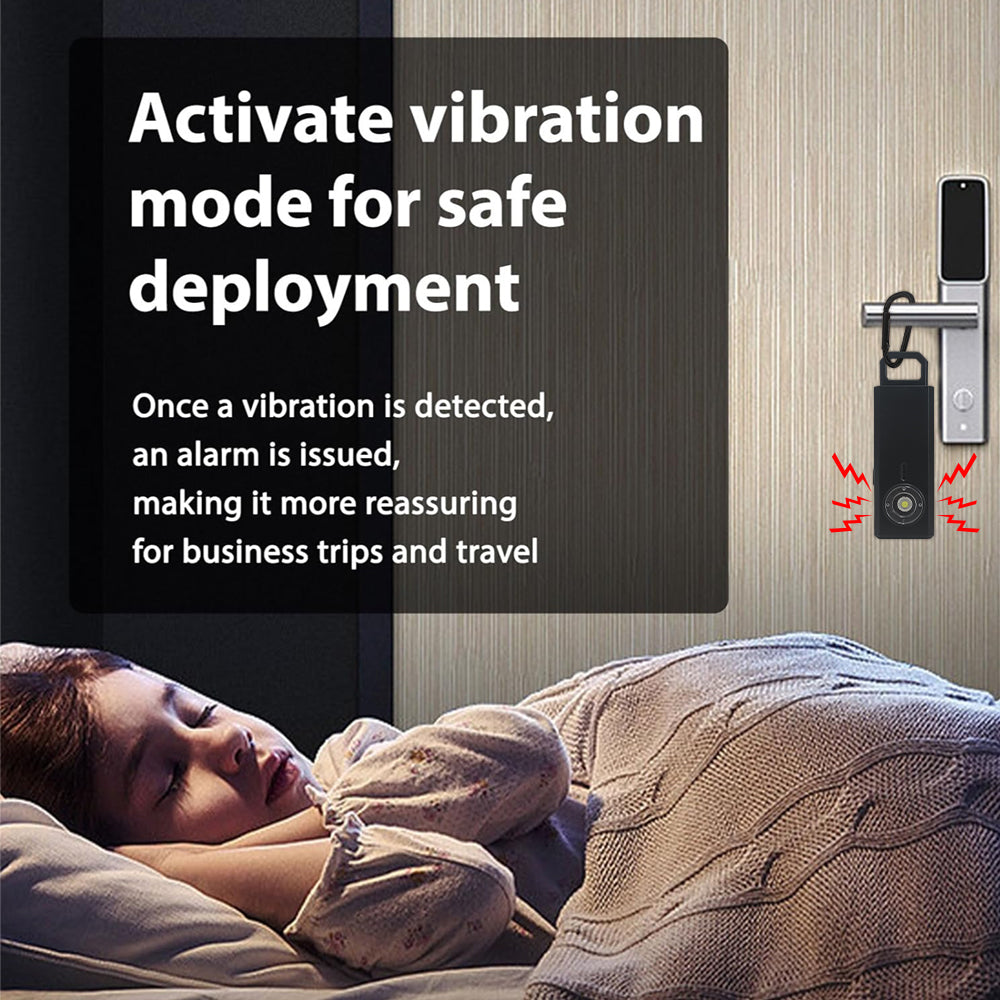 Anti Spier Self-Defense Security Alarm With Motion Sensor & LED