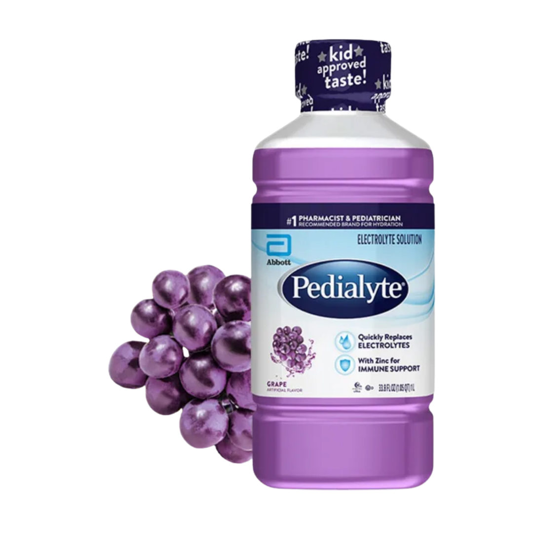Pedialyte Grape Electrolyte Solution (32oz)