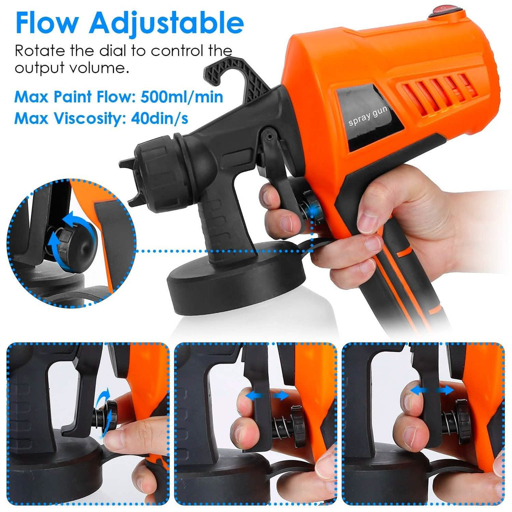700W Electric Paint Sprayer Handheld HVLP Spray Painter