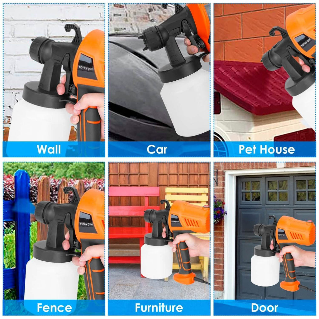 700W Electric Paint Sprayer Handheld HVLP Spray Painter