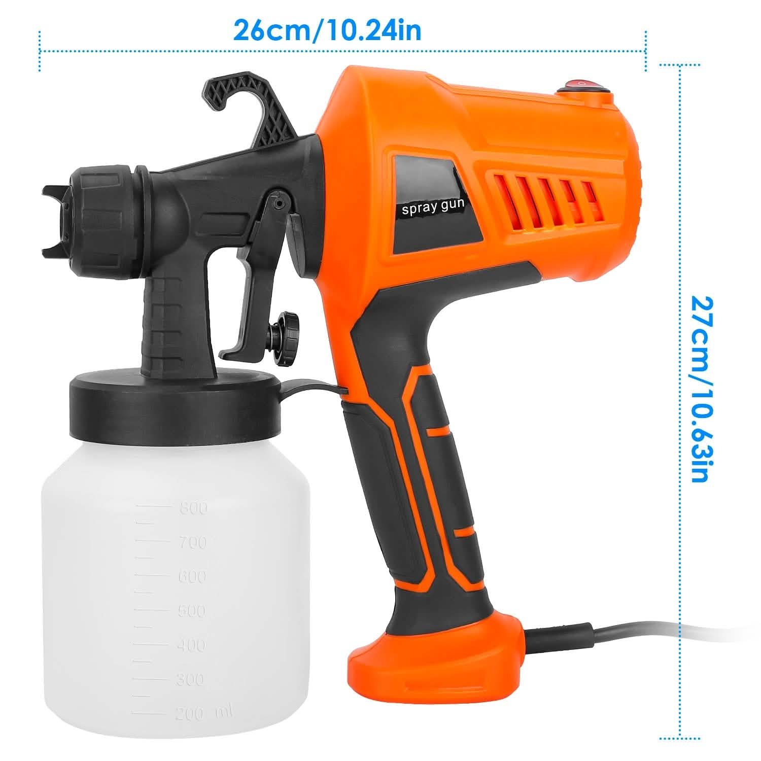 700W Electric Paint Sprayer Handheld HVLP Spray Painter