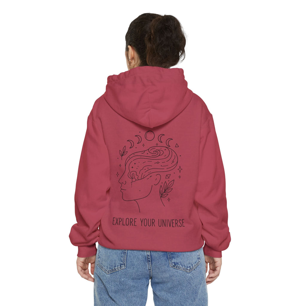 Explore Your Uniqueness Hoodie, Garment-Dyed Unisex Hoodie, Cozy Gift for Explorers, Comfortable Everyday Wear, Perfect for All Occasions