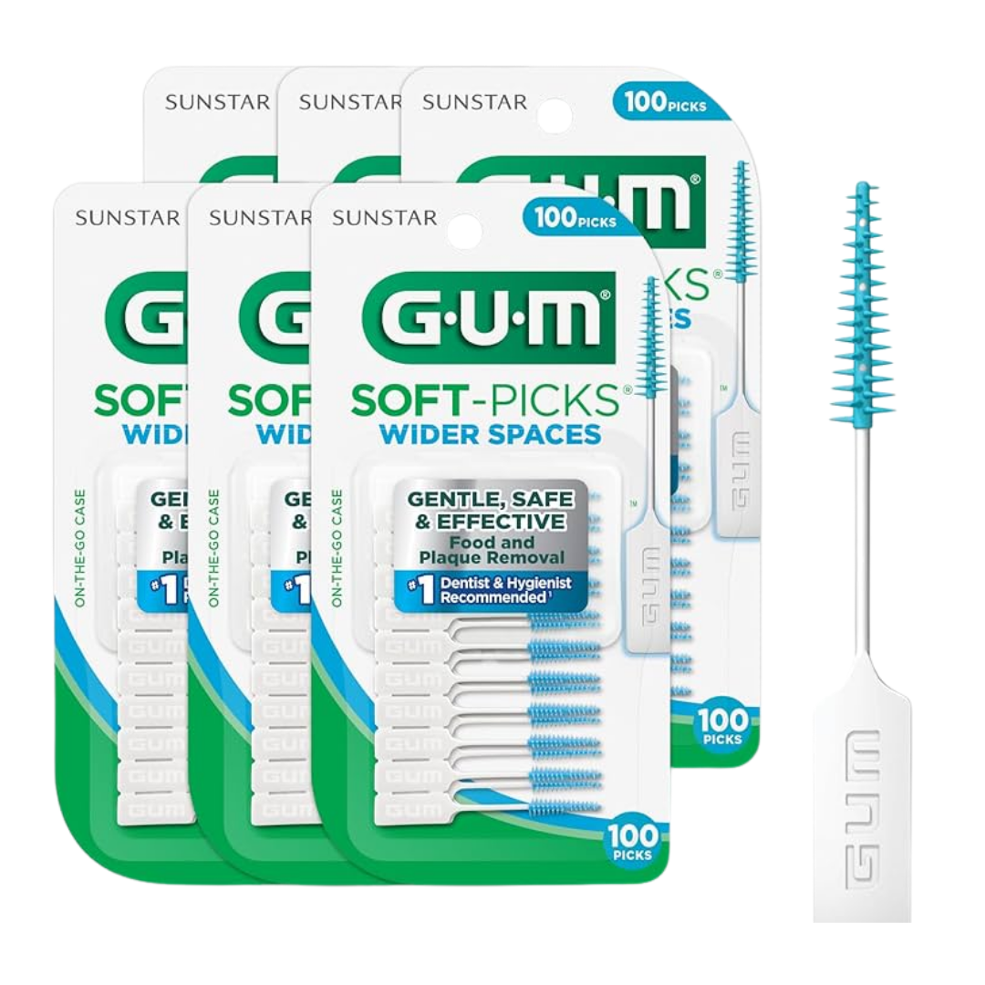 GUM Soft-Picks Wider Dental Picks (100ct)