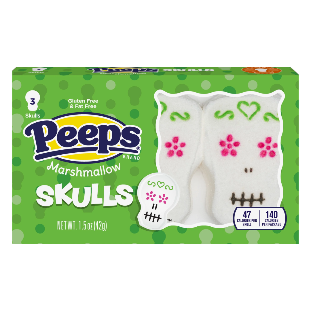 Peeps Skulls Marshmallow Treats 3ct (1.5oz)
