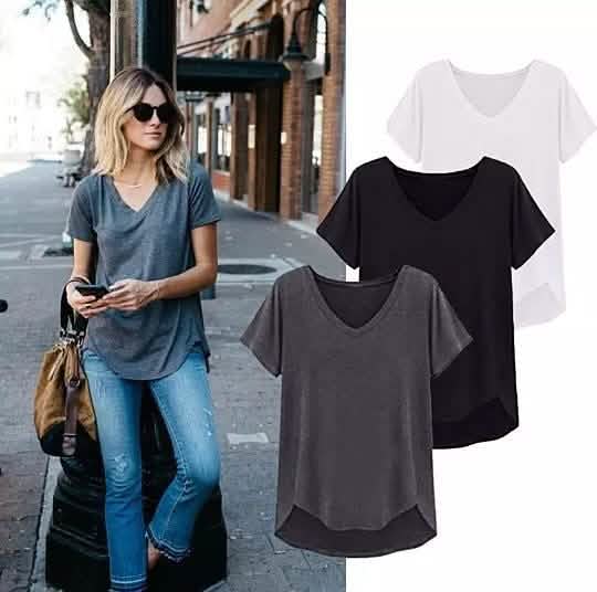 Loose Cut Casual Short Sleeve Top - Assorted Sizes