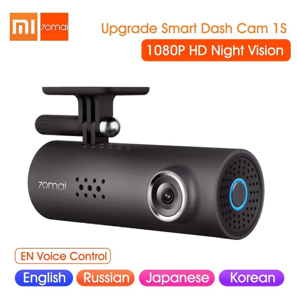70mai Smart Dash Cam - 1S Car DVR 1080P HD Night Vision Voice Control
