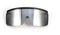 Personalized anti-ultraviolet large-frame white mercury sunglasses exaggerated one-piece anti-sputum and anti-splash glasses（HM-009）