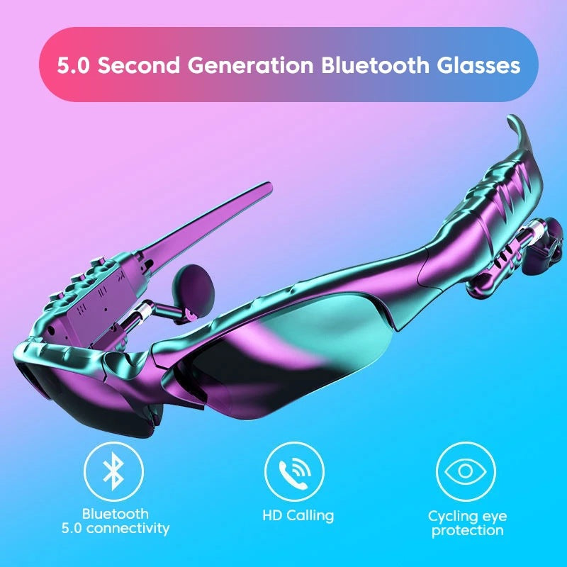 Chic Crystal Bluetooth Audio Sunglasses – Polarized UV400 Women's Fashion Eyewear